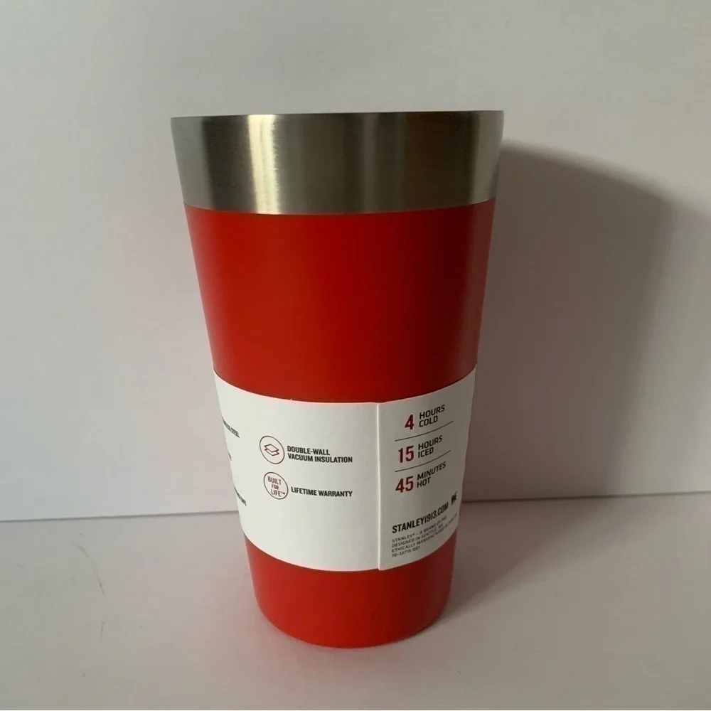 NWT. STANLEY 16oz Adventure Everyday Stacking Pint Target Red - Picture 4 of 5